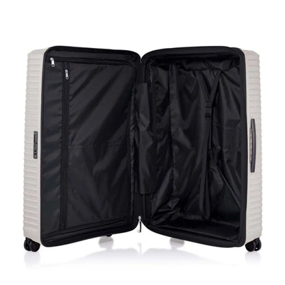 Zippered divider pad with pockets and adjustable cross ribbons