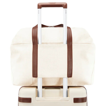 Luggage sleeve on the rear of the bag (luggage not included)