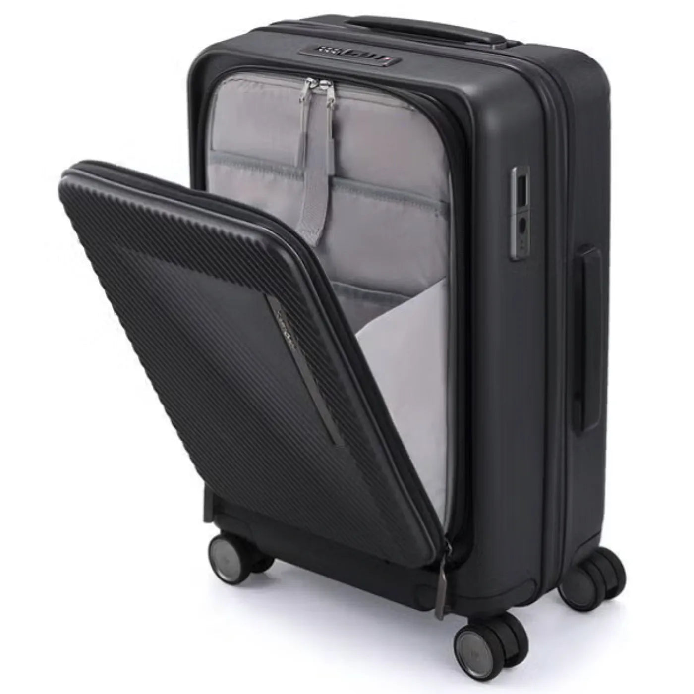 Samsonite Zipprix FT 55 cm Expandable Cabin Suitcase with Waypoint Smart Tag - Black