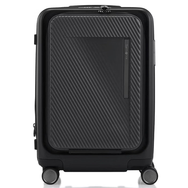 Samsonite Zipprix FT 55 cm Expandable Cabin Suitcase with Waypoint Smart Tag - Black