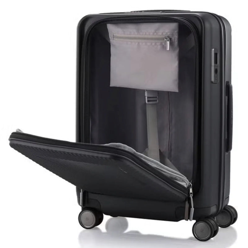 Samsonite Zipprix FT 55 cm Expandable Cabin Suitcase with Waypoint Smart Tag - Black