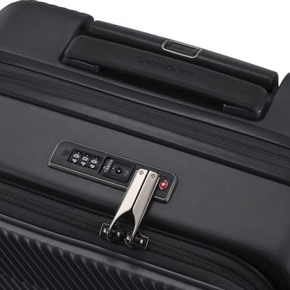 Samsonite Zipprix FT 55 cm Expandable Cabin Suitcase with Waypoint Smart Tag - Black