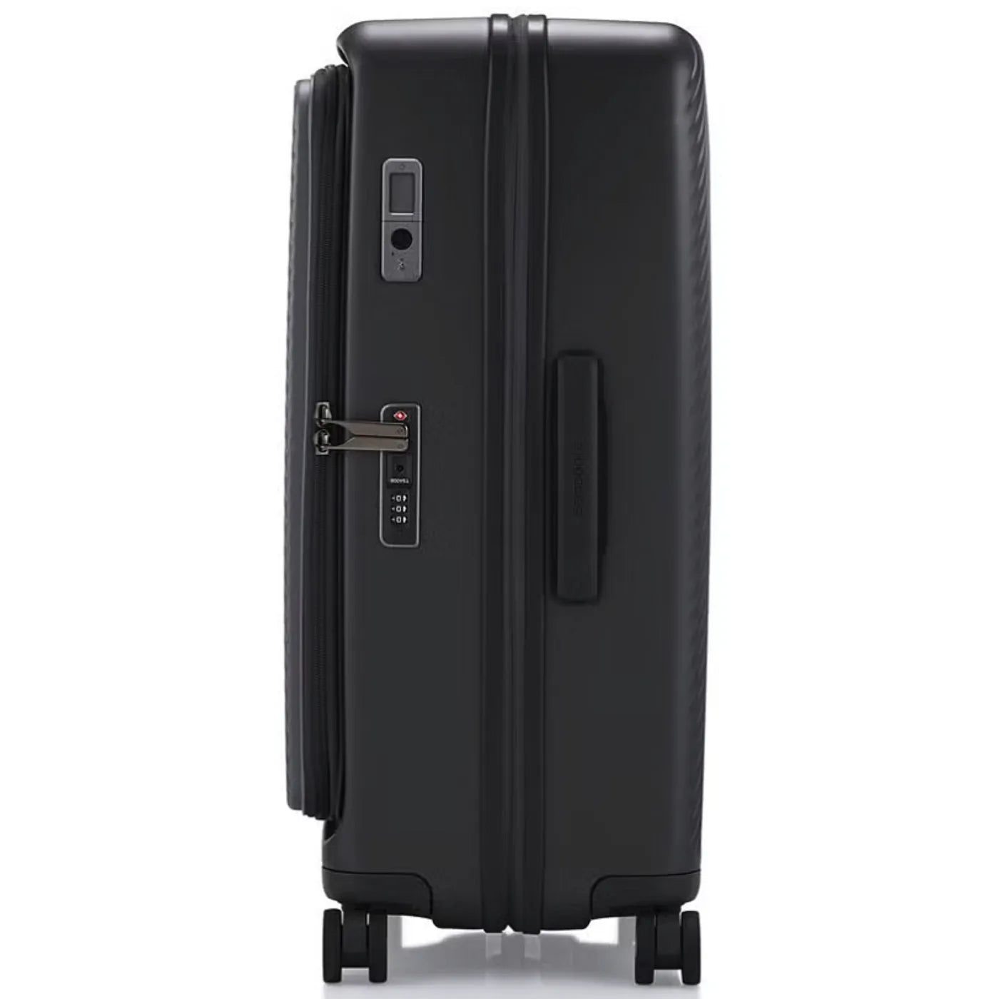 Samsonite Zipprix FT 68 cm Expandable Suitcase with Waypoint Smart Tag - Black
