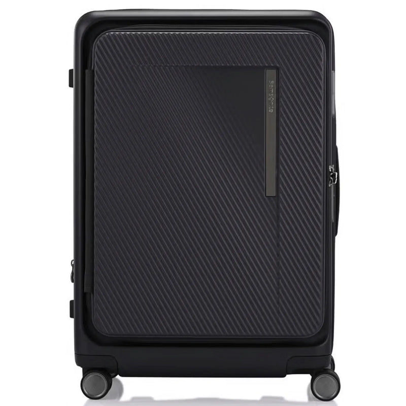 Samsonite Zipprix FT 68 cm Expandable Suitcase with Waypoint Smart Tag - Black