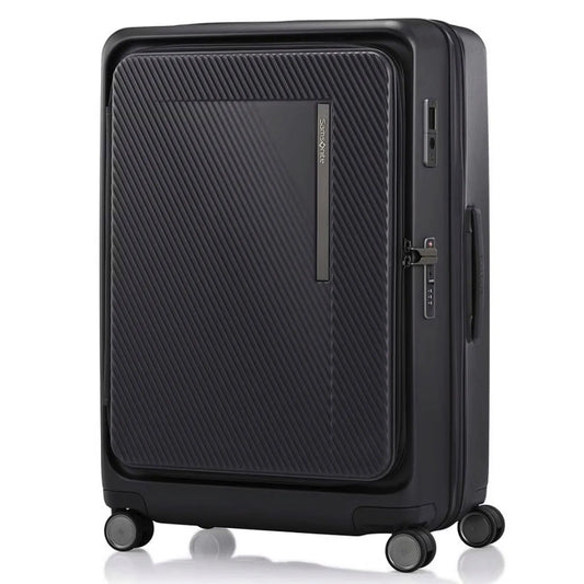 Samsonite Zipprix FT 68 cm Expandable Suitcase with Waypoint Smart Tag - Black