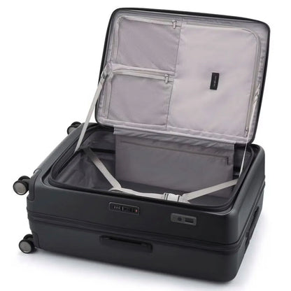 Samsonite Zipprix FT 75 cm Expandable Suitcase with Waypoint Smart Tag - Black