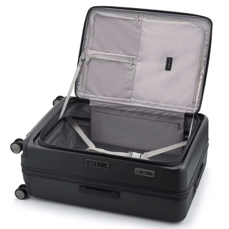 Samsonite Zipprix FT 75 cm Expandable Suitcase with Waypoint Smart Tag - Black