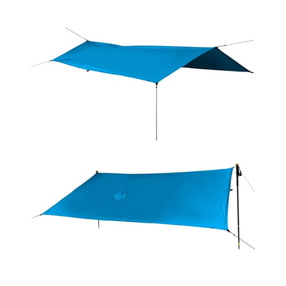 Easily converts to a two-person shelter