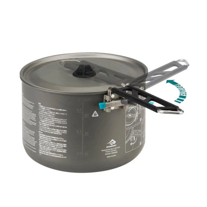 Patent-pending PIVOT-LOCK provides a secure and easy to operate handle, and folds away for easy packing when not in use