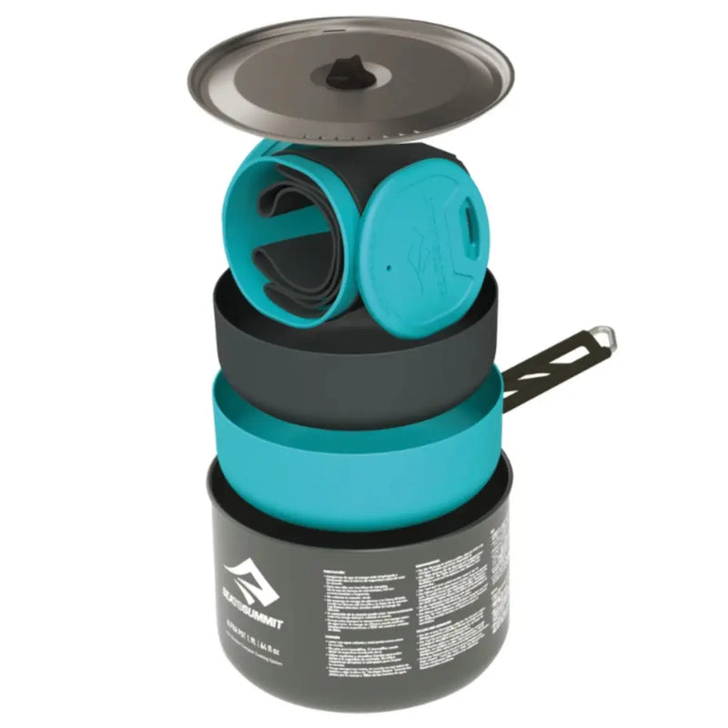 Securely nests together at 12 cm tall