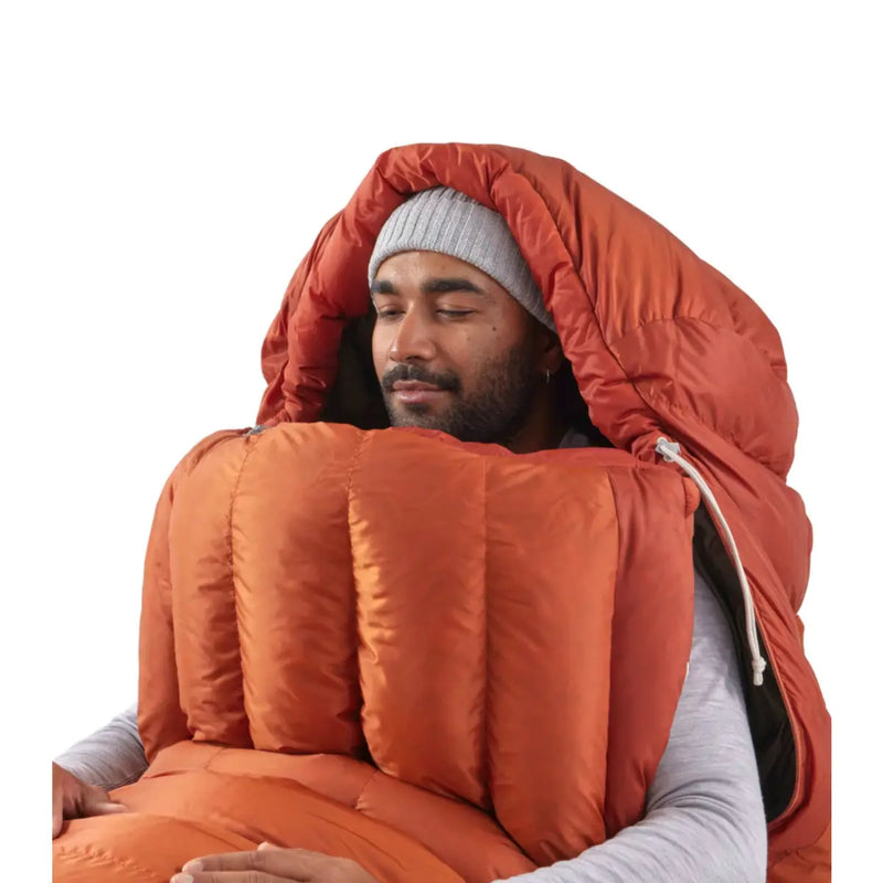 The Free-Flow Zip system allows you to secure the snaps around your shoulders