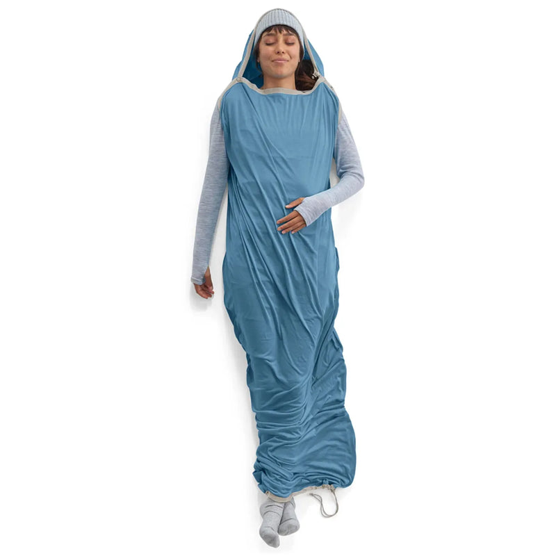 Sea To Summit Breeze Lightweight Sleeping Bag Liner (Long Size) - Blue