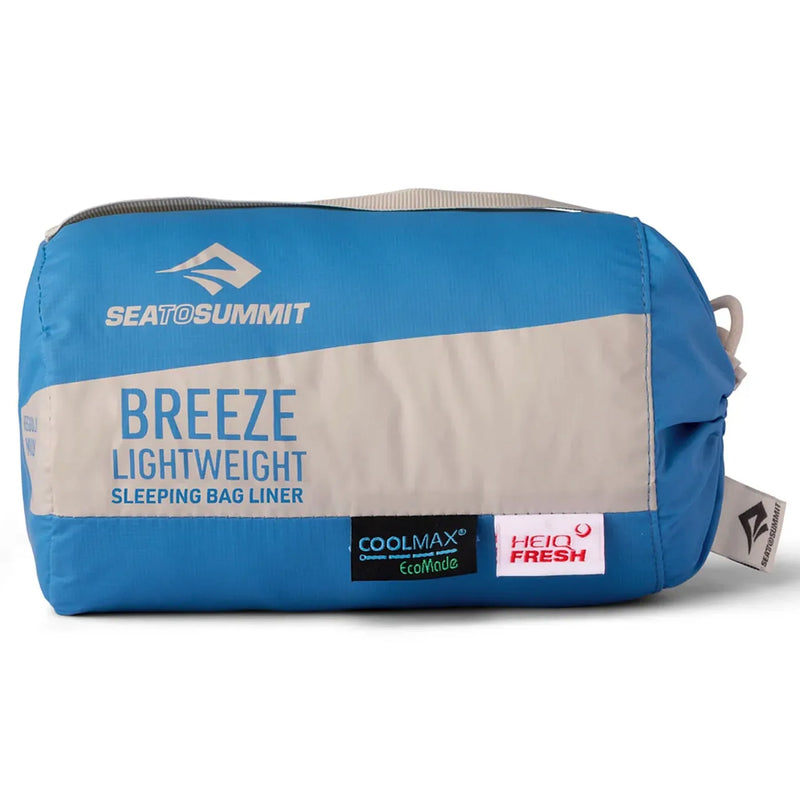 Sea To Summit Breeze Lightweight Sleeping Bag Liner (Short Size) - Blue