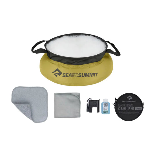 Sea To Summit Camp Kitchen Clean-Up Kit with Soap (6 Piece Set)