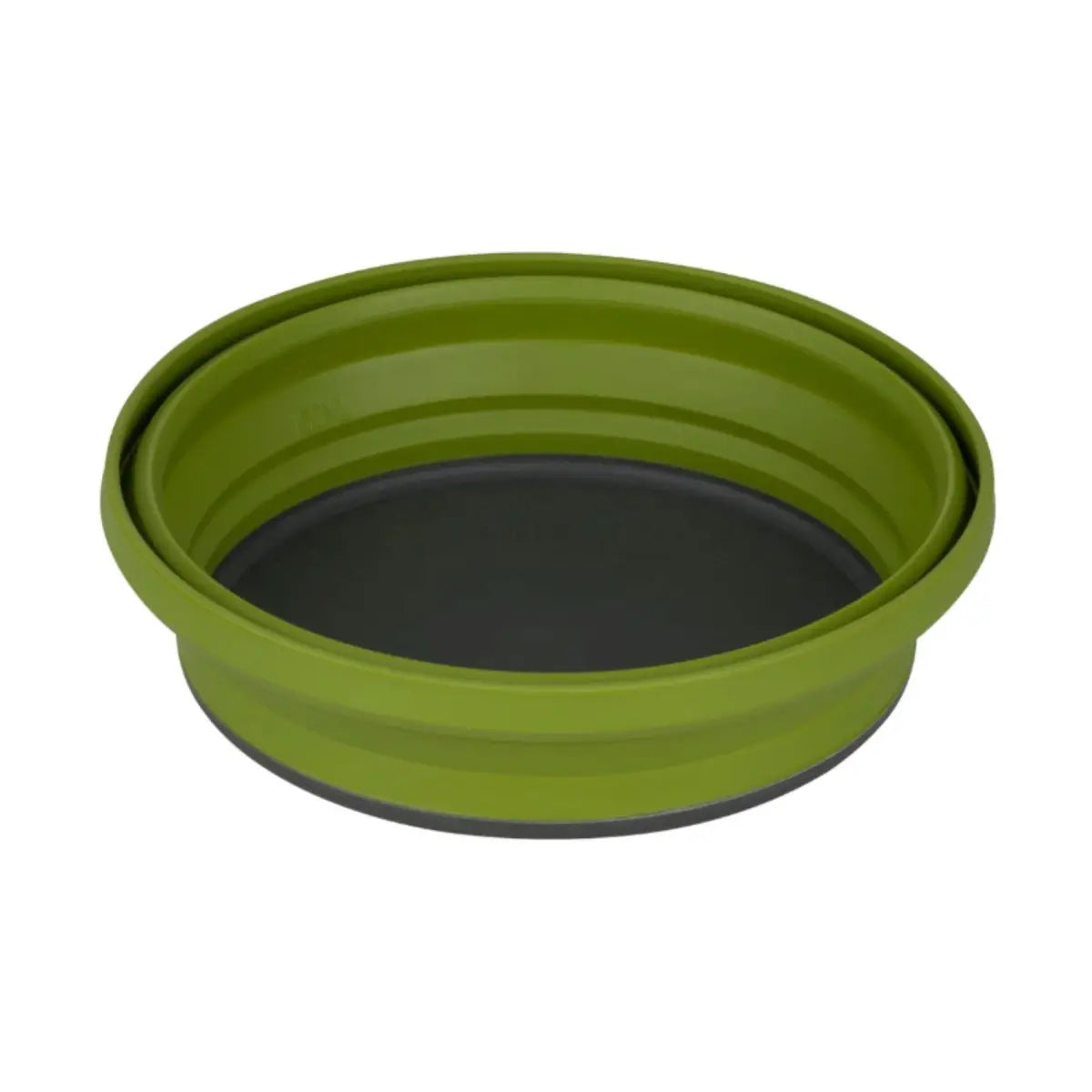 Calibrated ridges act as a measuring cup