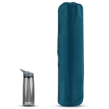 Generously-sized stuff sack with drawcords makes it easy to pack up your mat, then compress!