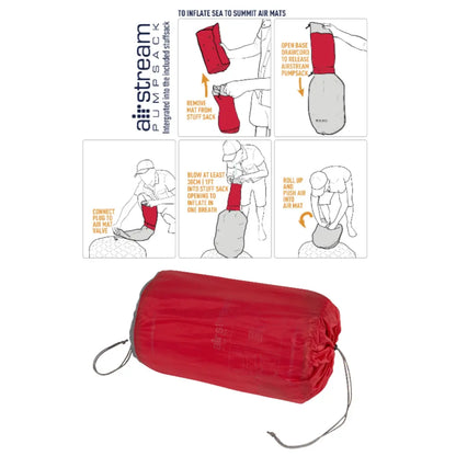 Sea to Summit Comfort Plus Xt ASC Insulated Sleeping Mat - Rectangular Regular Wide - Red