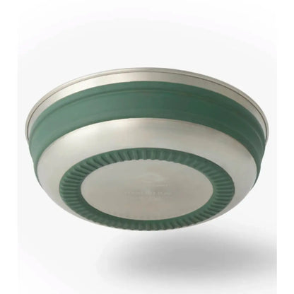 Crafted with EU food-grade silicone rubber and durable stainless steel for the strongest collapsible bowl ever