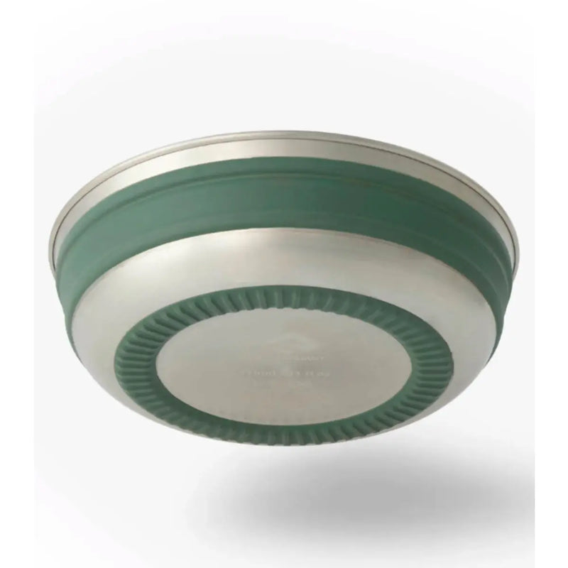 Crafted with EU food-grade silicone rubber and durable stainless steel for the strongest collapsible bowl ever