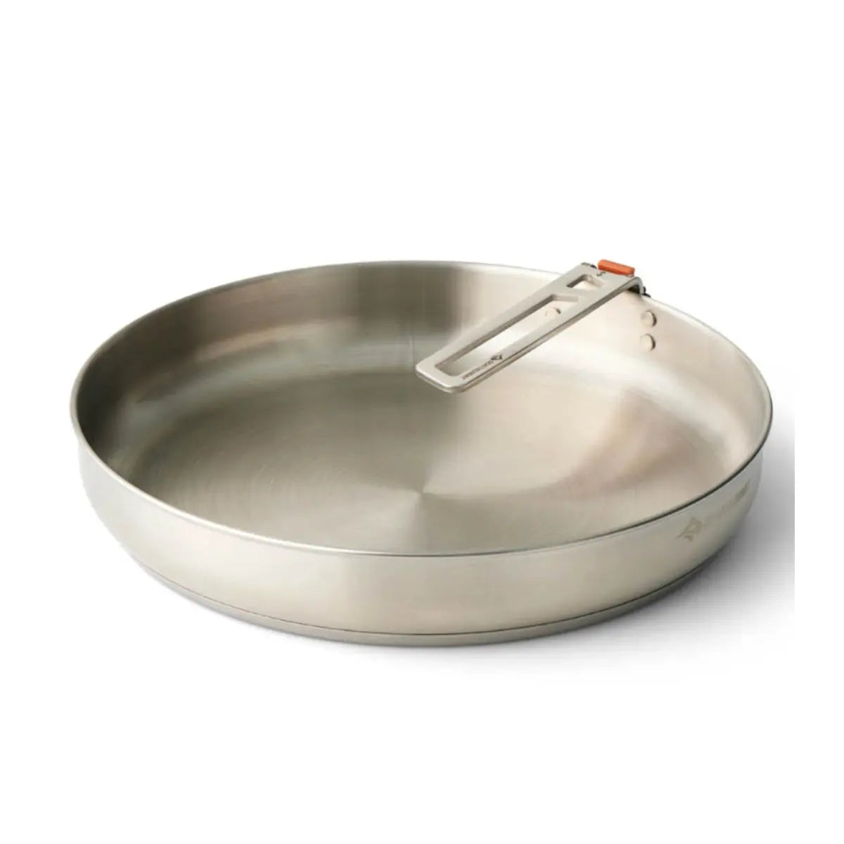 Click-Safe handle locks securely in place for use, and can be reversed to reduce overall size for stowing