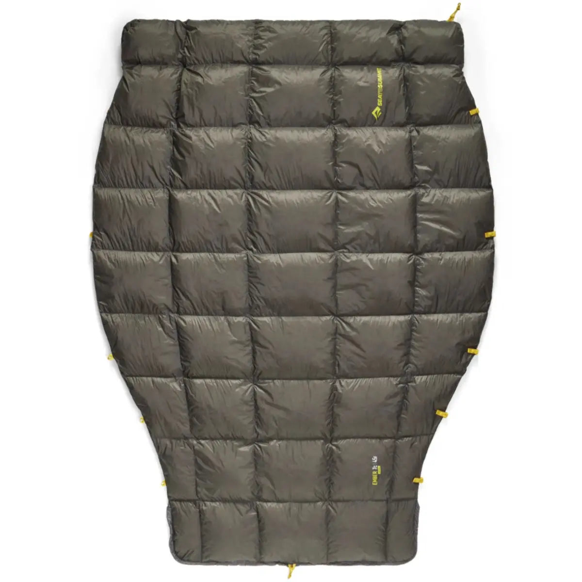 Opens flat to be used like a quilt