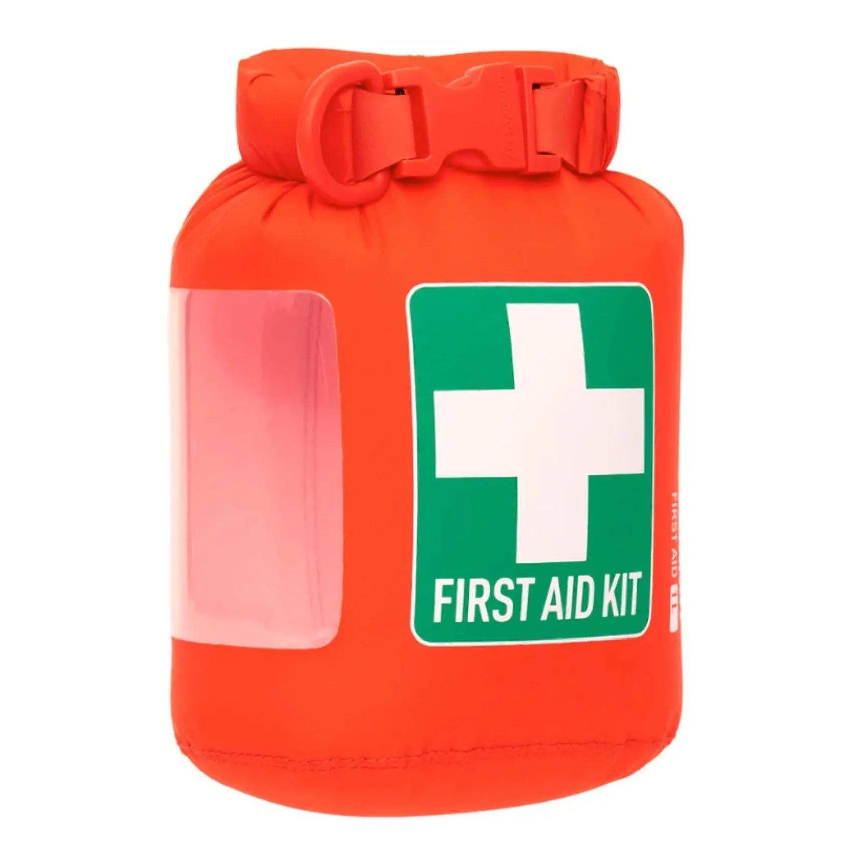 Easily identifiable first aid kit with clear TPU window to find what you need fast