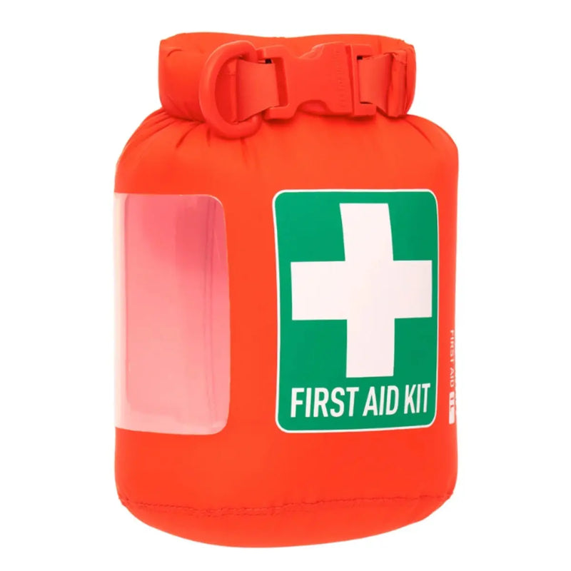 Easily identifiable first aid kit with clear TPU window to find what you need fast