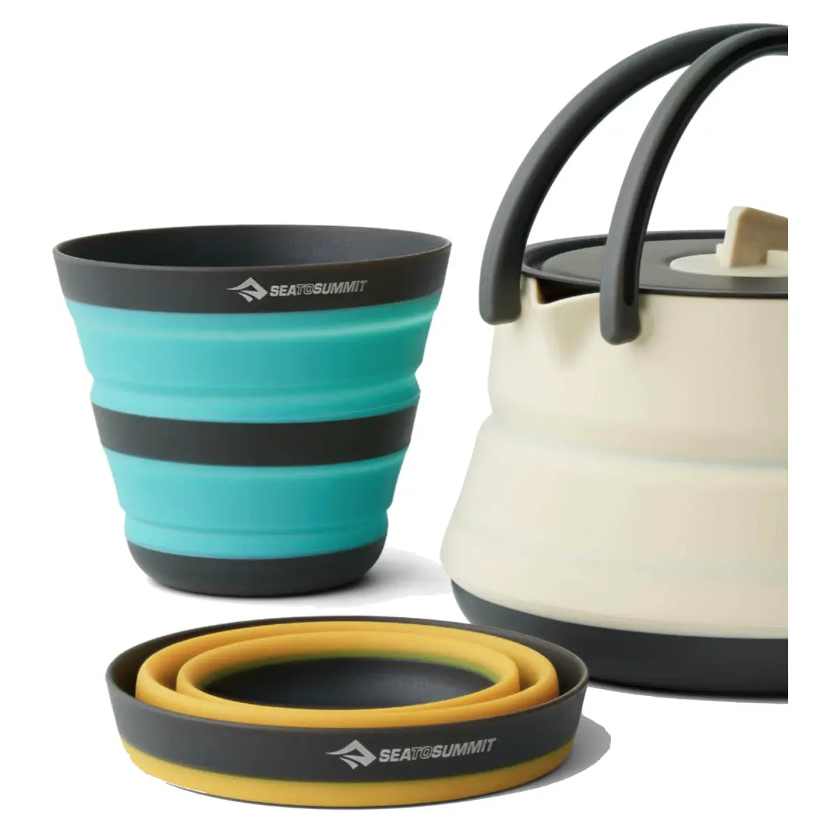 Compact and lightweight for space-saving, the kettle cookset is ideal for lightweight adventures