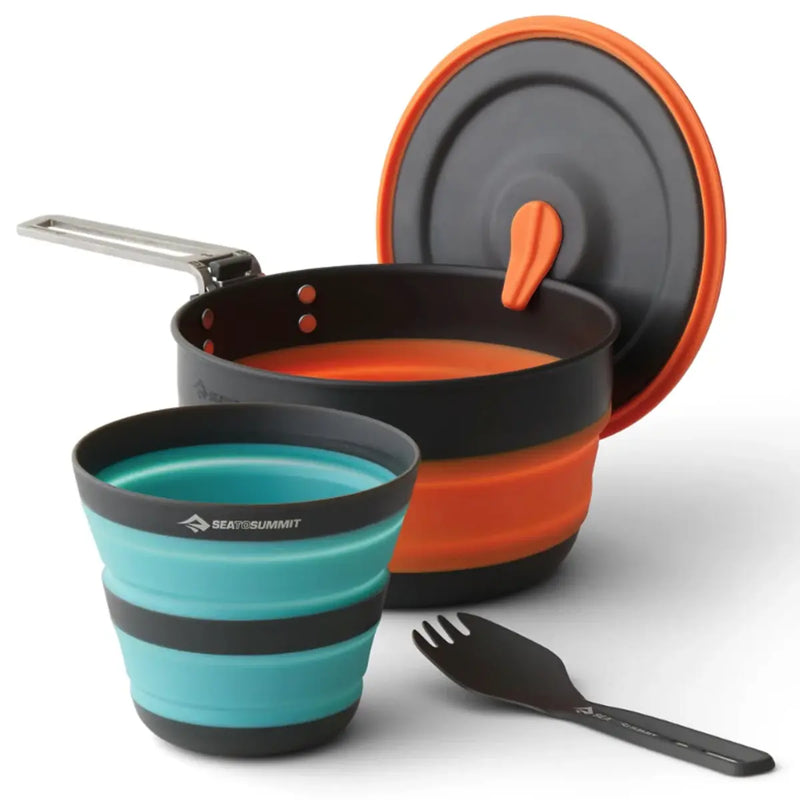 Sea To Summit Frontier Ultralight Collapsible 1L Pot Cook Set - 3 Piece