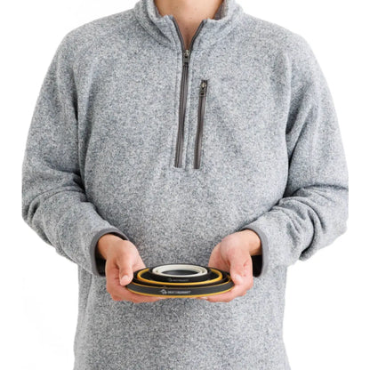 Each item collapses to less than 2 cm, and all three nest together for compact packing