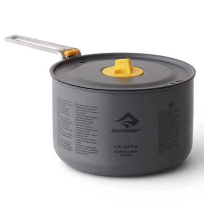 Sea To Summit Frontier Ultralight One 1.3L Pot Cook Set - 3 Piece (Yellow)