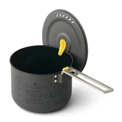 Lids feature an easy to hold grip and a silicone rubber patent pending LidKeep to conveniently clip the lid to the rim of the pots