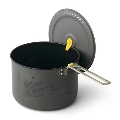 Lids feature an easy to hold grip and a silicone rubber patent pending LidKeep to conveniently clip the lid to the rim of the pots