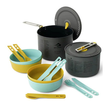 Sea To Summit Frontier Ultralight Two Pot Cook Set - 14 Piece