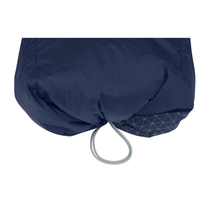 Sea to Summit Glow Gw1 - Synthetic Integrated Sleeping Quilt - Long - Dark Sapphire / Grey