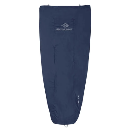 Sea to Summit Glow Gw1 - Synthetic Integrated Sleeping Quilt - Long - Dark Sapphire / Grey