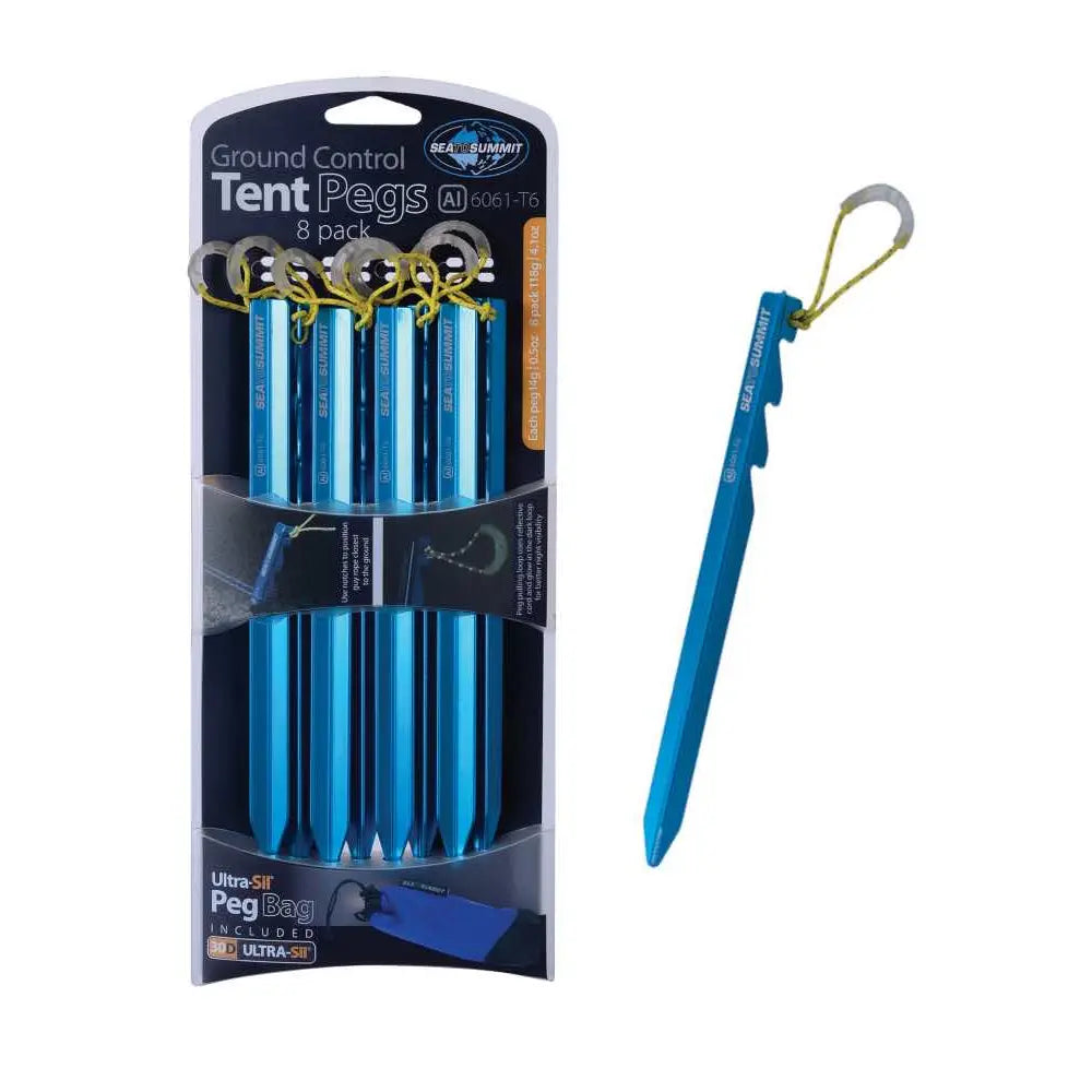 Sea to Summit : Ground Control Tent Pegs - 8 Pack