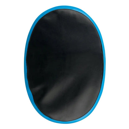 Oval base to resist rolling