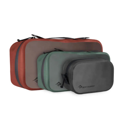 Sea to Summit Hydraulic Packing Cube 3 Piece Set (XS, S, M) - Multi-Colour