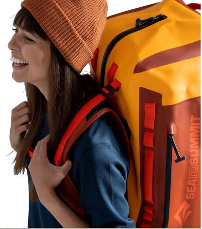 Form-fitting shoulder straps and extended foam back panels provide protection from sharp and uncomfortable packed objects