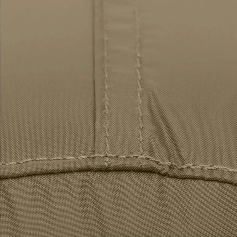 Reinforced stitching on all stress points and overlocked fabric edges for added strength