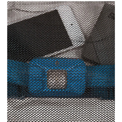 Identify contents easily through the ultra-lightweight yet durable black mesh