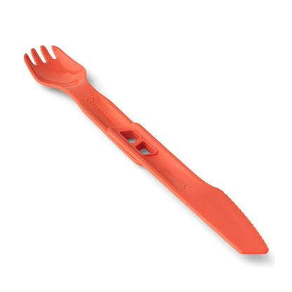Clip-together functionality: Snap the two utensils together to form a long-handled Spoon or Fork