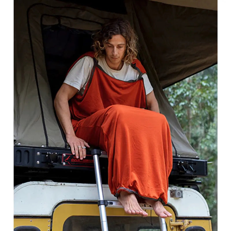 The drawcord footbox offers plenty of ventilation and the versatility of walking around camp while still wearing your liner if needed