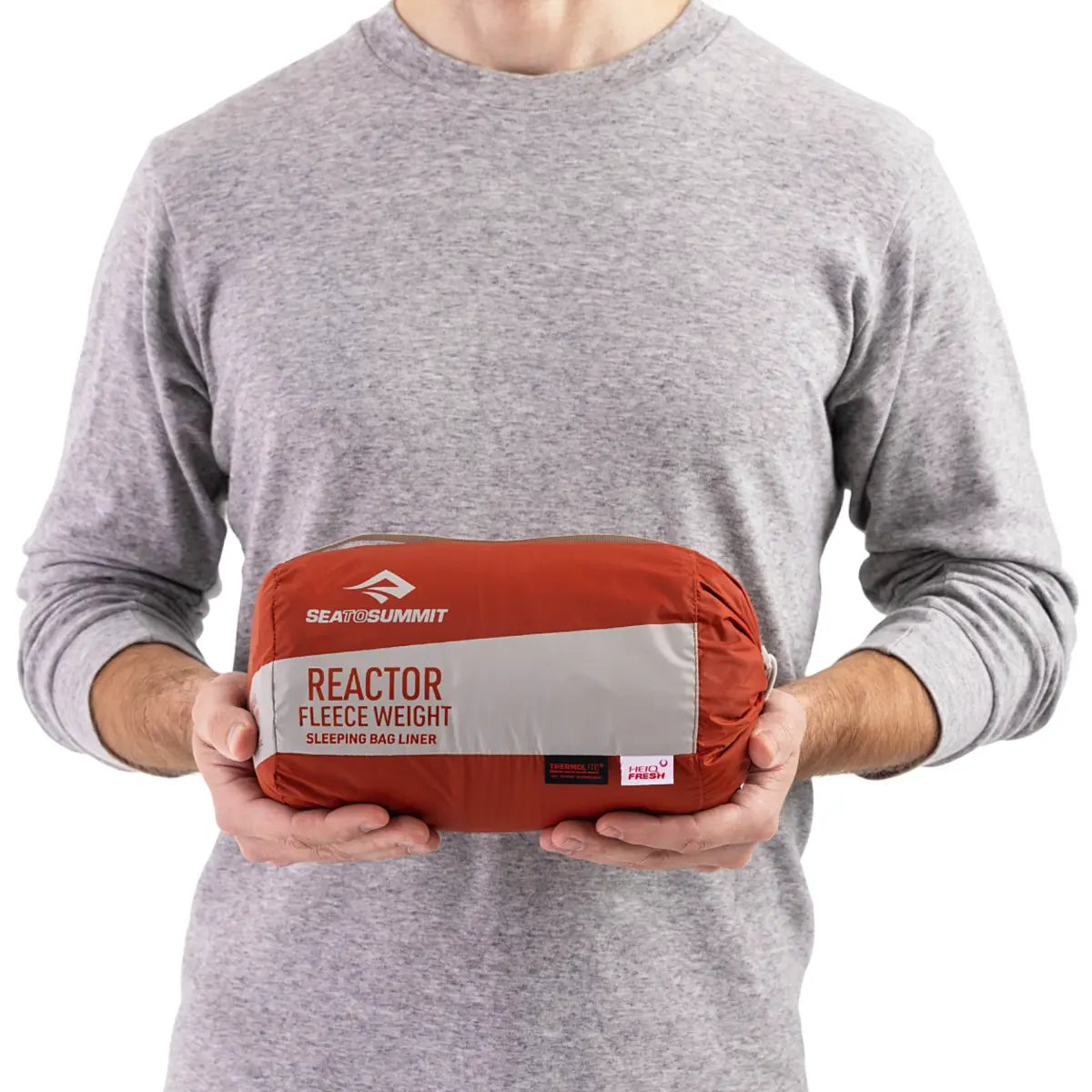 Sea To Summit Reactor Fleeceweight Sleeping Bag Liner (Regular Size) - Red