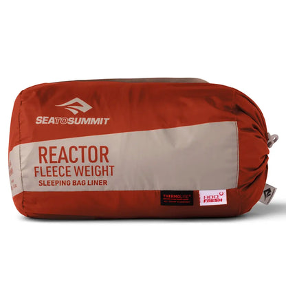 Sea To Summit Reactor Fleeceweight Sleeping Bag Liner (Regular Size) - Red