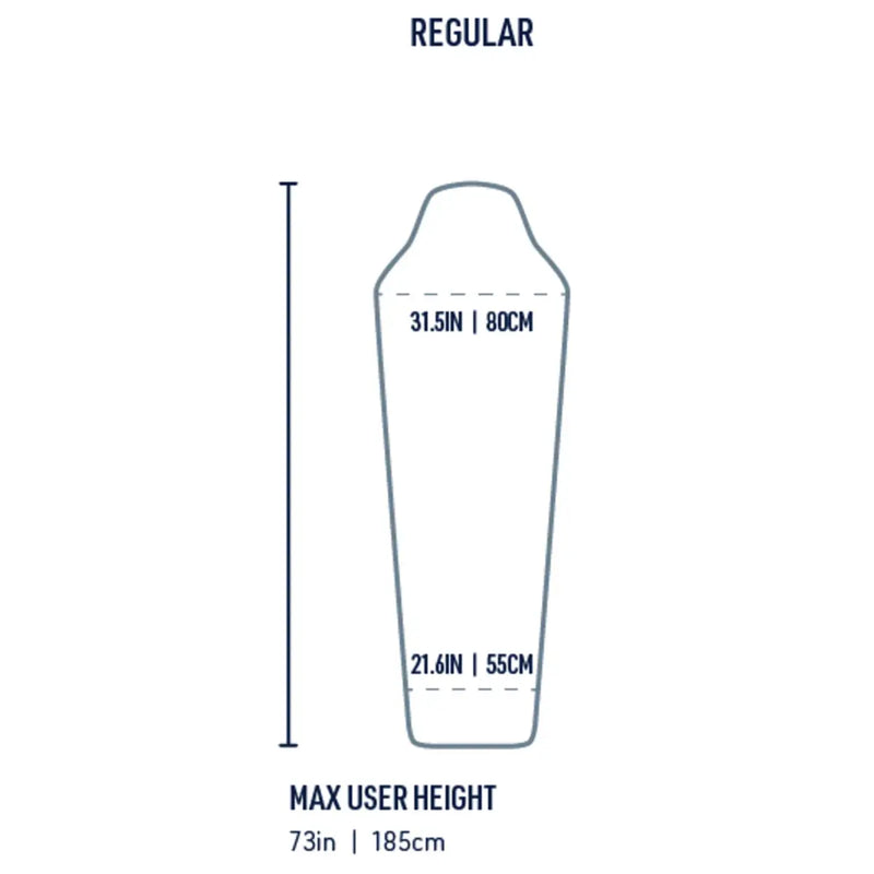 Sea To Summit Reactor Fleeceweight Sleeping Bag Liner (Regular Size) - Red