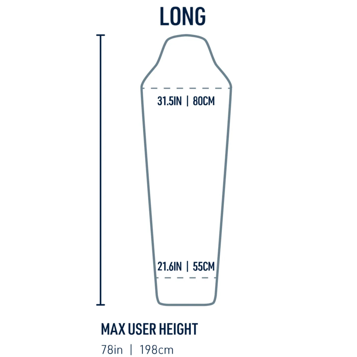 Sea To Summit Reactor Midweight Sleeping Bag Liner (Long Size) - Dark Grey