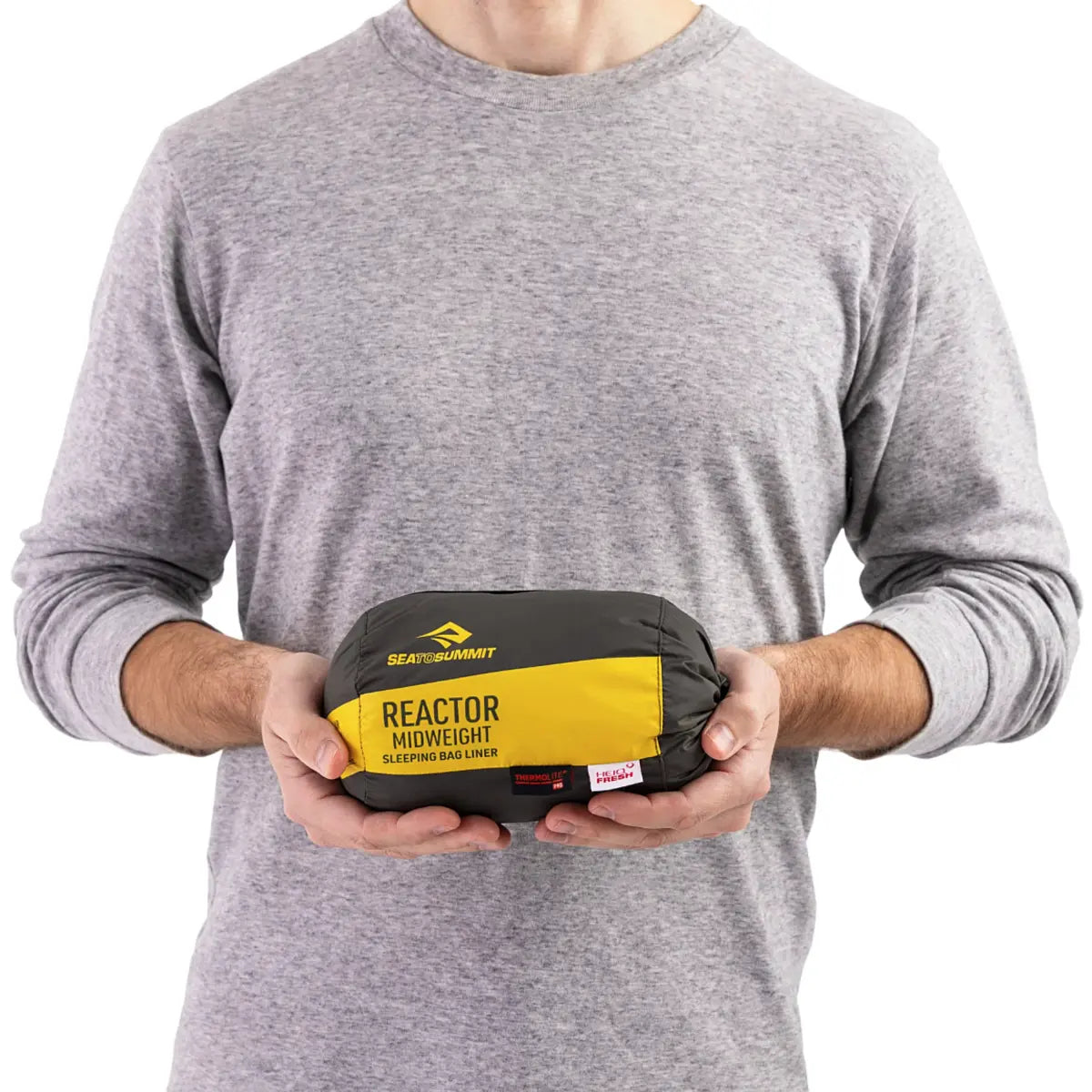 Sea To Summit Reactor Midweight Sleeping Bag Liner (Regular Size) - Dark Grey