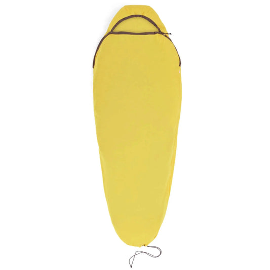 Sea To Summit Reactor Sleeping Bag Liner - Standard Mummy with Drawcord - Yellow